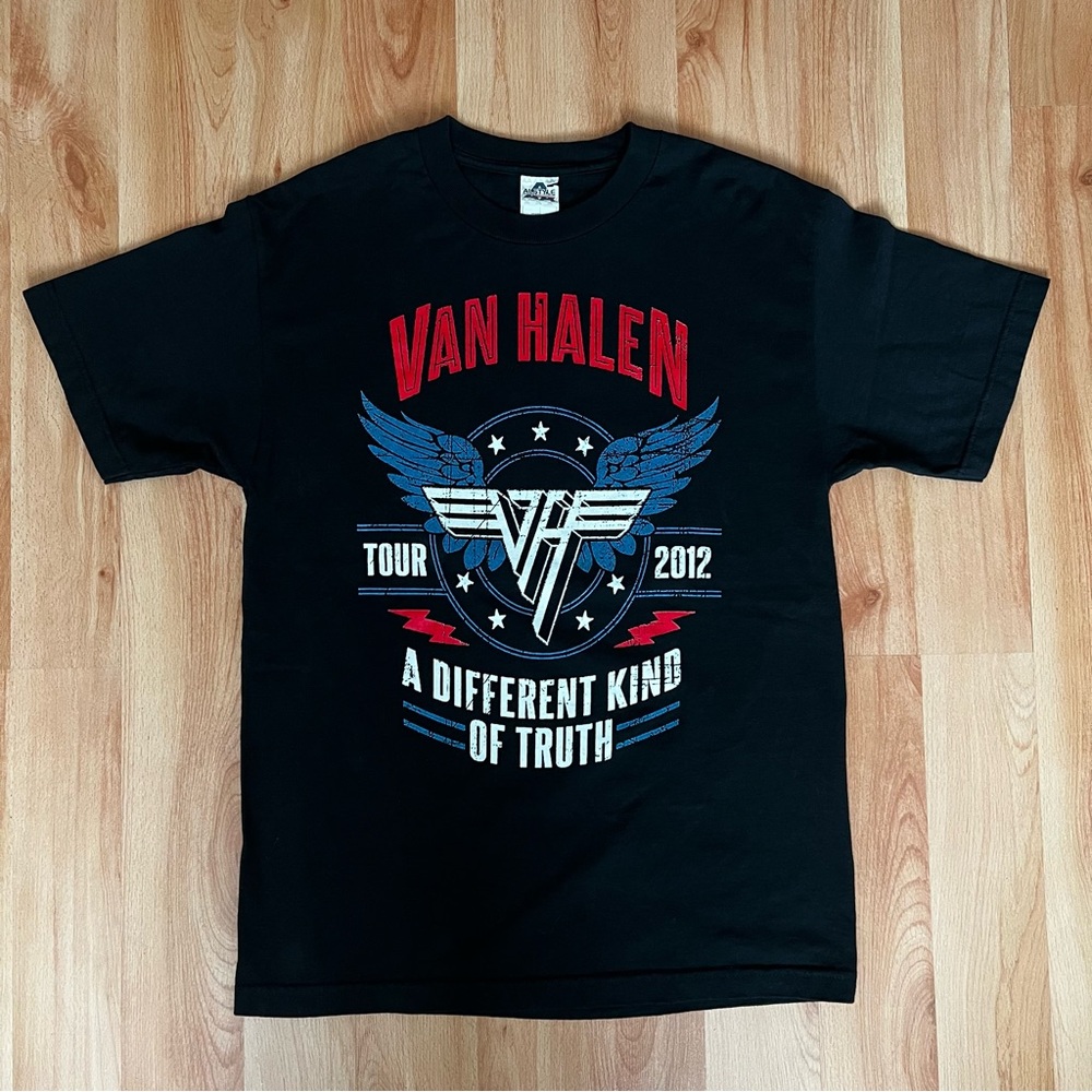 Van Halen World Tour 2012  A Different Kind Of Truth Band Concert T Shirt